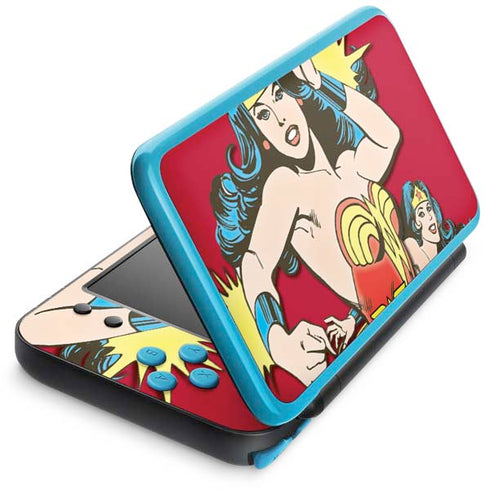 DC Comics Wonder Woman Vintage Action pose Nintendo 2DS XL (2017) Skin